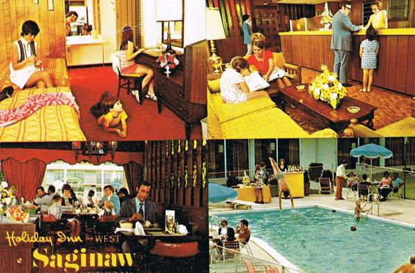 Holiday Inn Vintage Postcard Near Frankenmuth (newer photo)